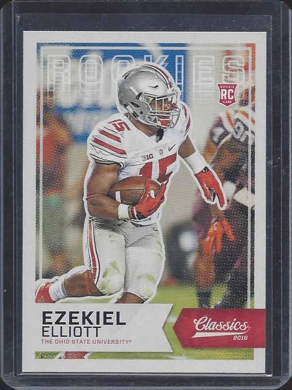 EZEKIEL ELLIOTT 2016 CLASSICS COWBOYS OHIO STATE BUCKEYES TRUE ROOKIE RC #212