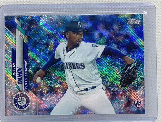 JUSTIN DUNN 2020 TOPPS FOILBOARD RC #D 208/264