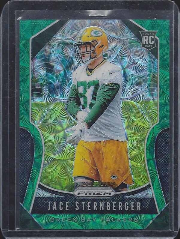 JACE STERNBERGER 2019 PANINI PRIZM GREEN SCOPE ROOKIE PRIZMS RC #D 59/75