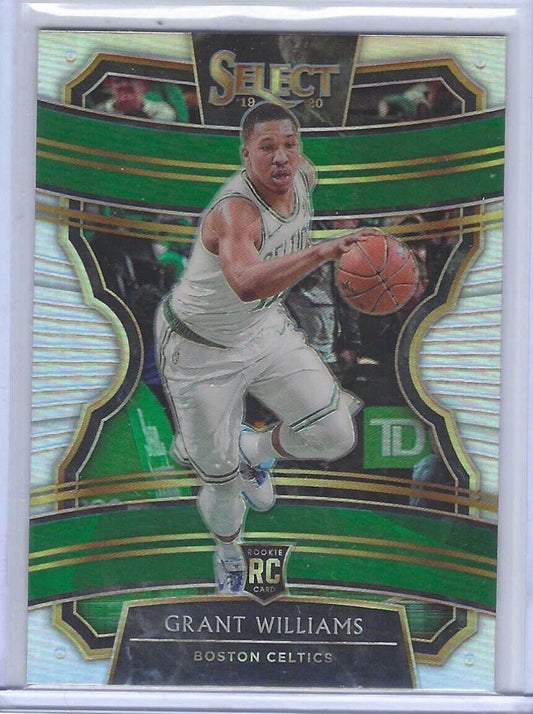 GRANT WILLIAMS 2019-20 PANINI SELECT SILVER PRIZM CONCOURSE LEVEL ROOKIE RC #42