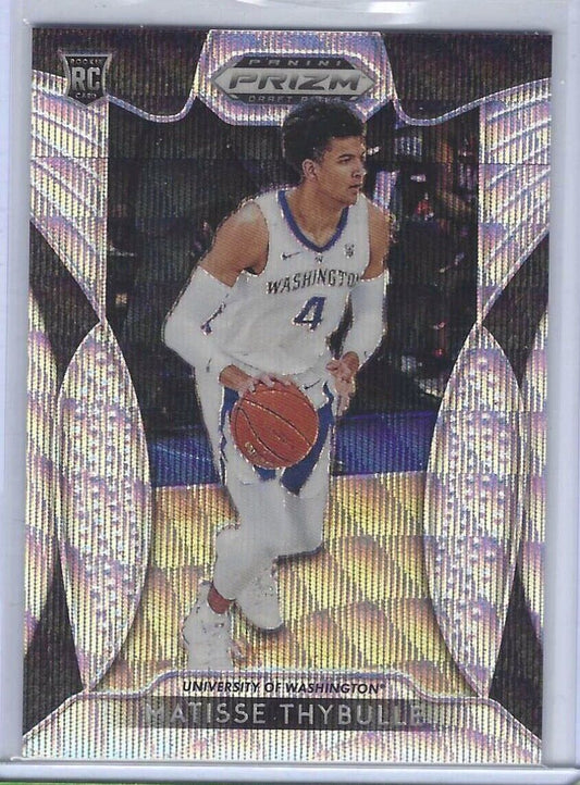 MATISSE THYBULLE 2019-20 PANINI PRIZM DRAFT PICKS BLUE WAVE ROOKIE RC #d 102/299