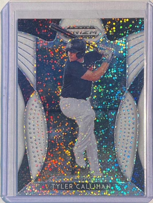 TYLER CALLIHAN 2019 PANINI PRIZM DRAFT PICKS PROSPECT WHITE SPARKLE PRIZM #92