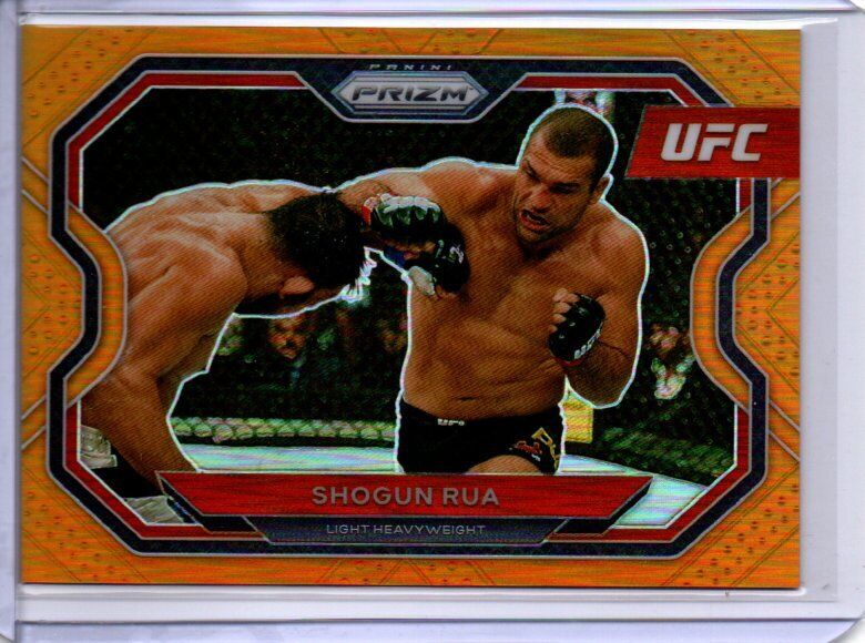 SHOGUN RUA 2021 PANINI PRIZM UFC ORANGE PRIZM #D 10/99