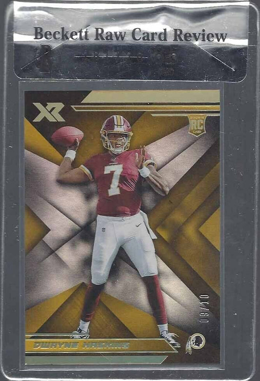 DWAYNE HASKINS 2019 PANINI XR GOLD ROOKIE RC #D 9/10 BGS 8.5
