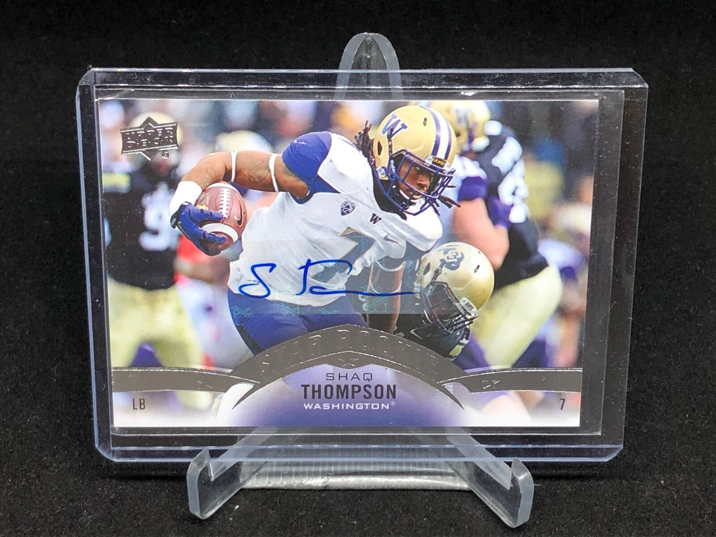 SHAQ THOMPSON 2015 UPPER DECK STAR ROOKIE AUTO RC # 61