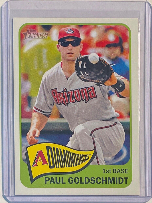 PAUL GOLDSCHMIDT 2014 TOPPS HERITAGE ACTION #463