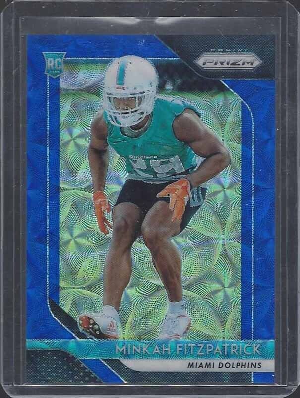 MINKAH FITZPATRICK 2018 PANINI PRIZM BLUE SCOPE ROOKIE PRIZMS RC #D 56/99