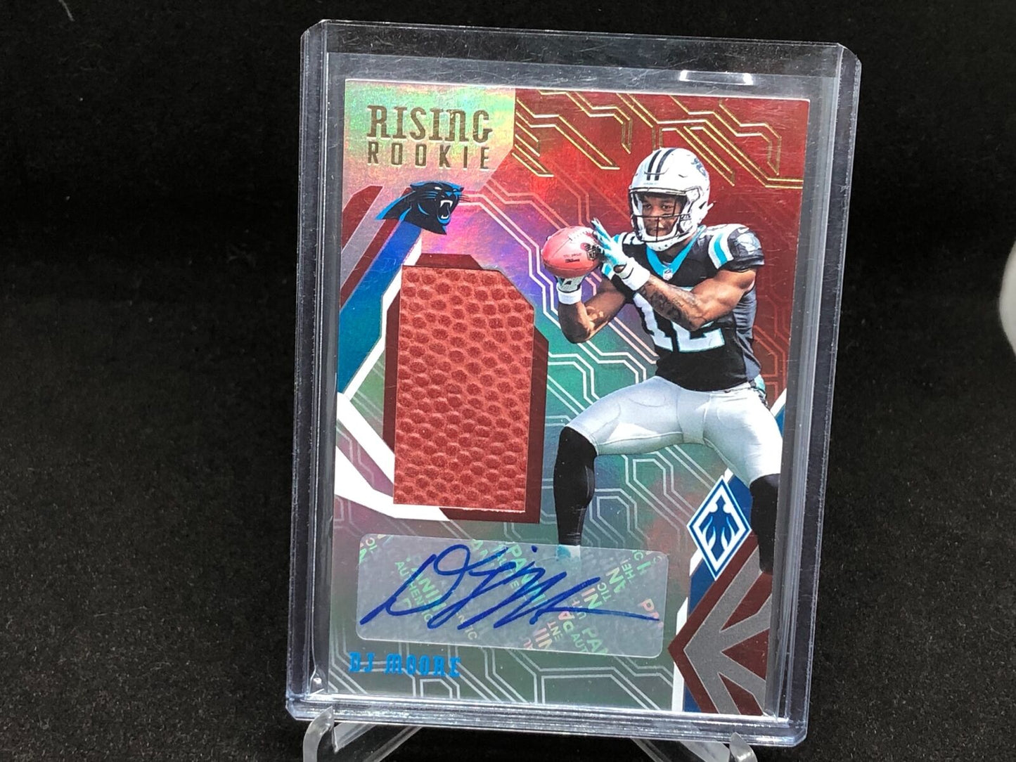 DJ MOORE 2018 PHOENIX RISING ROOKIES BALL PATCH AUTO RC #?D 32/199