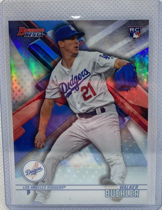 WALKER BUEHLER 2018 TOPPS BOWMANS BEST ROOKIE REFRACTOR RC #2