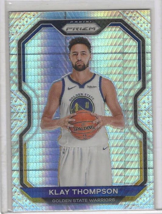 KLAY THOMPSON 2020-21 PANINI PRIZM HYPER PRIZM #087