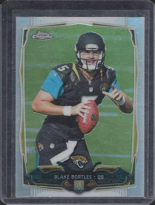 BLAKE BORTLES 2014 TOPPS CHROME REFRACTOR JAGUARS ROOKIE RC #187