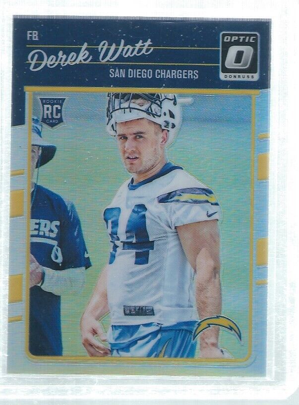 DEREK WATT 2016 DONRUSS OPTIC SILVER HOLO ROOKIE RC #114