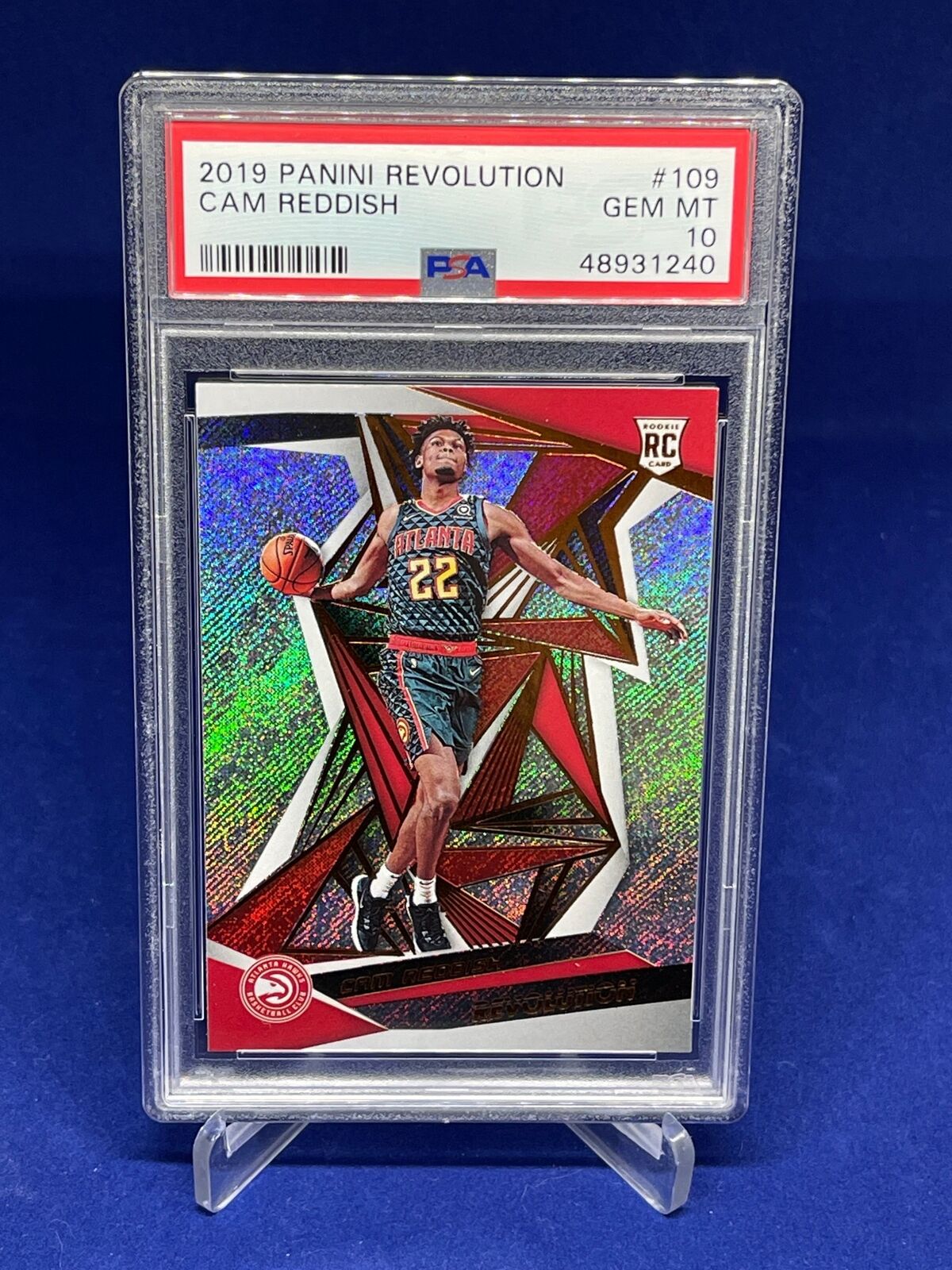 CAM REDDISH 2019-20 PANINI REVOLUTION ROOKIE RC #109 PSA 10 GEM MINT