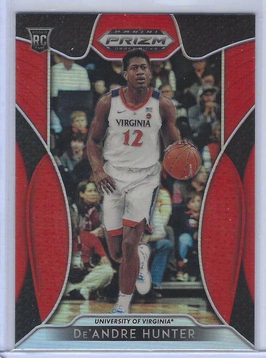DE'ANDRE HUNTER 2019-20 PANINI PRIZM DRAFT PICKS ORANGE PRIZM ROOKIE RC #67
