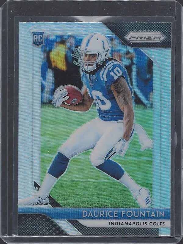 DAURICE FOUNTAIN 2018 PANINI PRIZM SILVER PRIZMS COLTS RC SSP #237