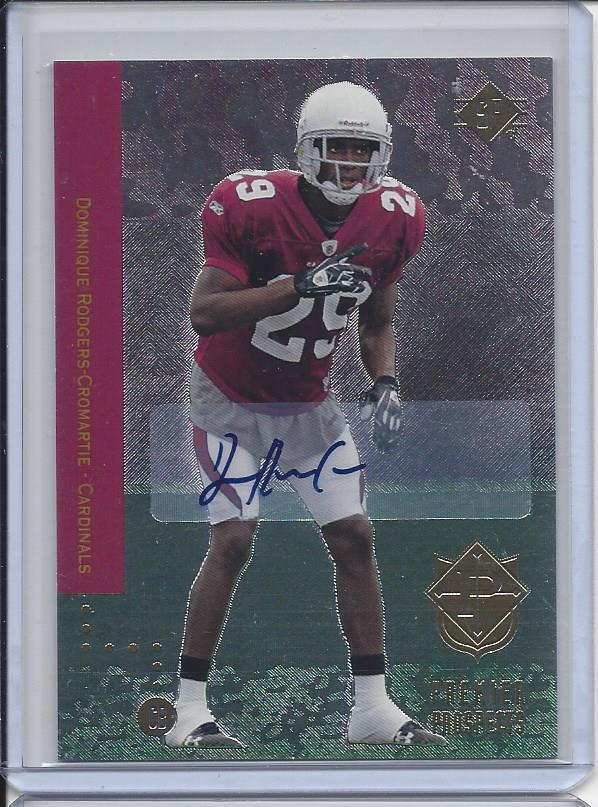 DOMINIQUE RODGERS CROMARTIE 2008 SP ROOKIE EDITION AUTO RC #216
