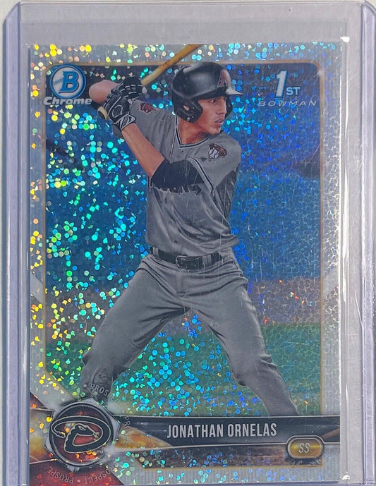 JONATHAN ORNELAS 2018 BOWMAN CHROME 1ST PROSPECT SPECKLE REFRACTOR #BDC-29