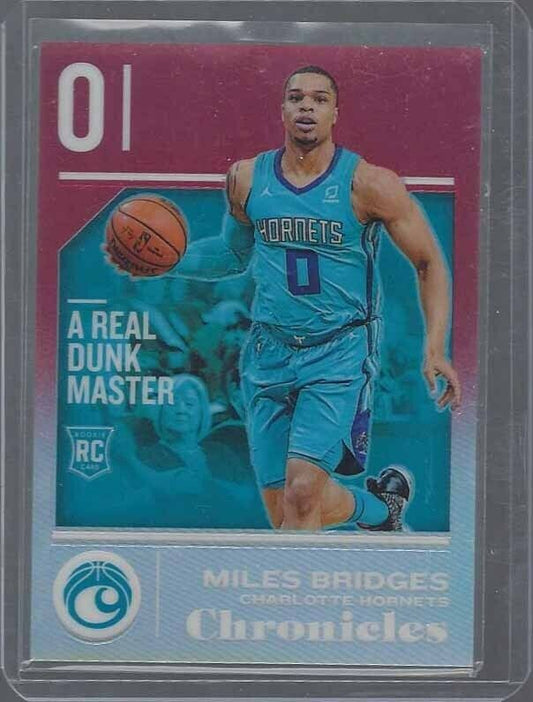 MILES BRIDGES 2018-19 PANINI CHRONICLES RED PRIZM ROOKIE RC #D 149/149