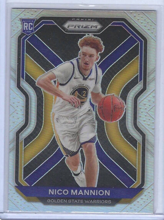 NICO MANNION 2020-21 PANINI PRIZM SILVER PRIZMS ROOKIE RC #293