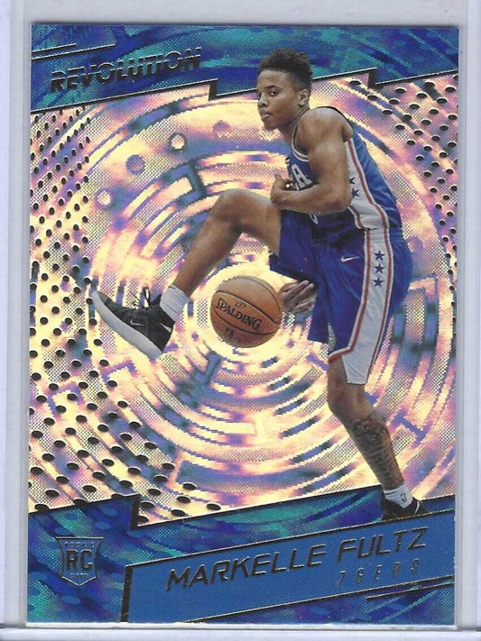MARKELLE FULTZ 2017-18 REVOLUTION FRACTAL ROOKIE RC #101
