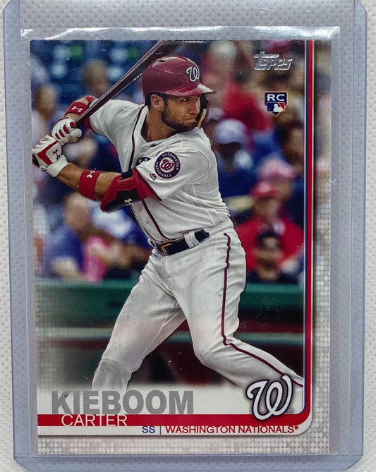 CARTER KIEBOOM 2019 TOPPS UPDATE RC # US109