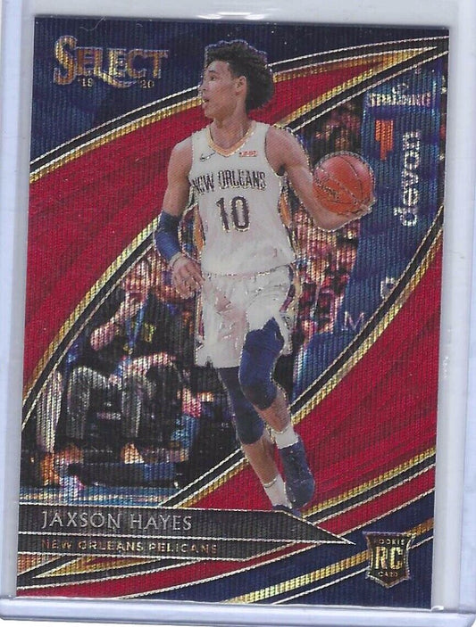 JAXSON HAYES 2019-20 PANINI SELECT COURTSIDE LEVEL RED WAVE PRIZM RC SSP #258
