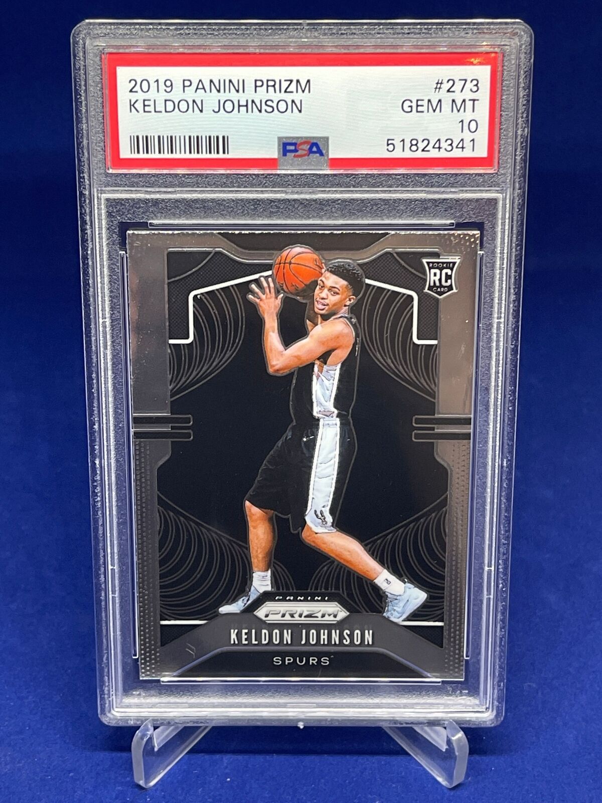 KELDON JOHNSON 2019-20 PANINI PRIZM ROOKIE RC #273 PSA 10 GEM MINT