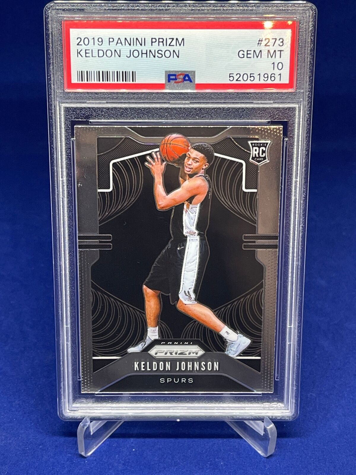 KELDON JOHNSON 2019-20 PANINI PRIZM ROOKIE RC #273 PSA 10 GEM MINT