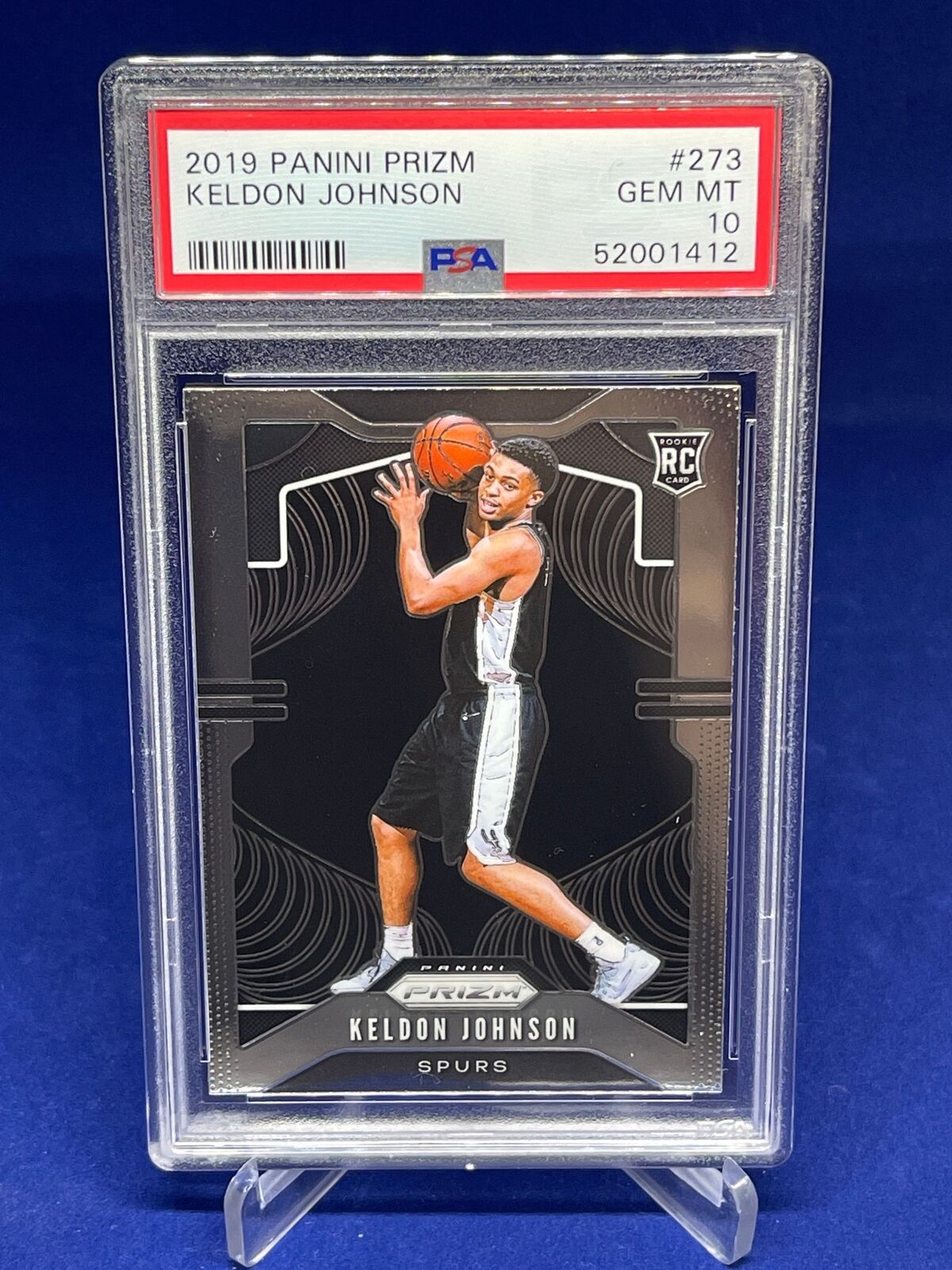 KELDON JOHNSON 2019-20 PANINI PRIZM ROOKIE RC #273 PSA 10 GEM MINT
