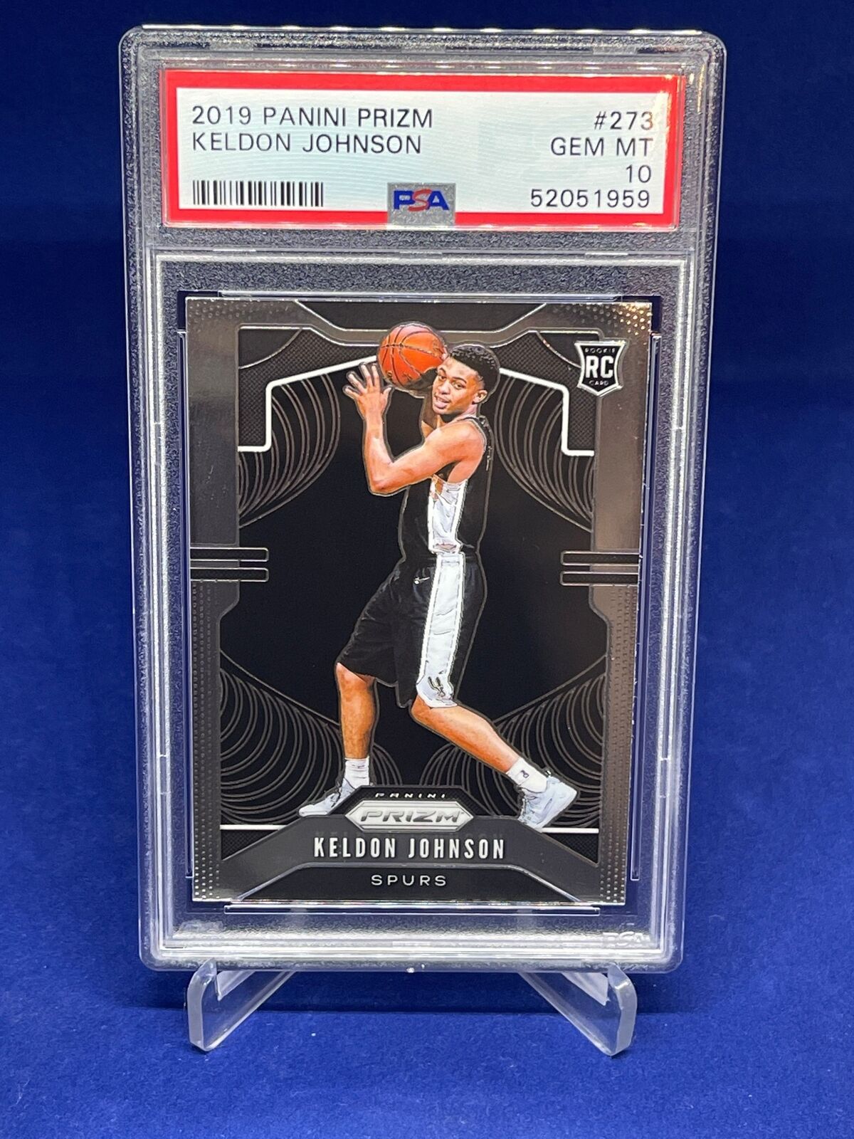 KELDON JOHNSON 2019-20 PANINI PRIZM ROOKIE RC #273 PSA 10 GEM MINT