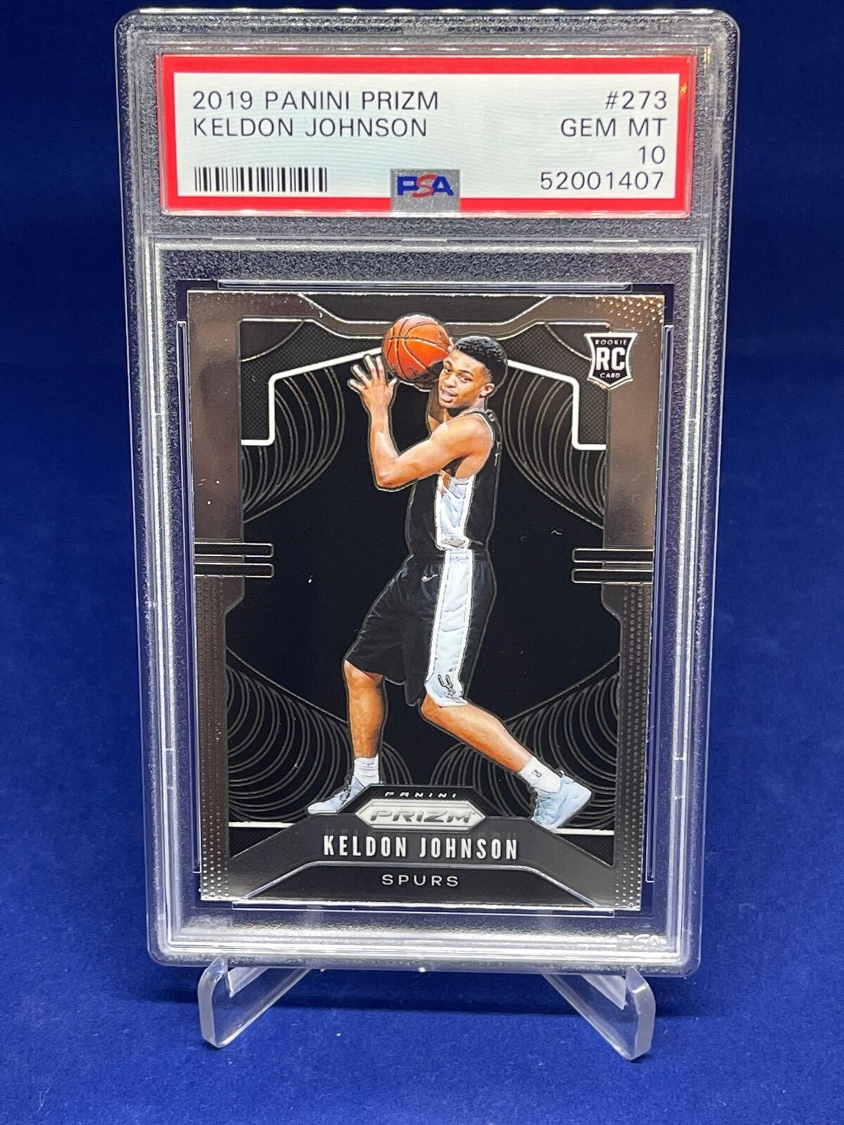 KELDON JOHNSON 2019-20 PANINI PRIZM ROOKIE RC #273 PSA 10 GEM MINT