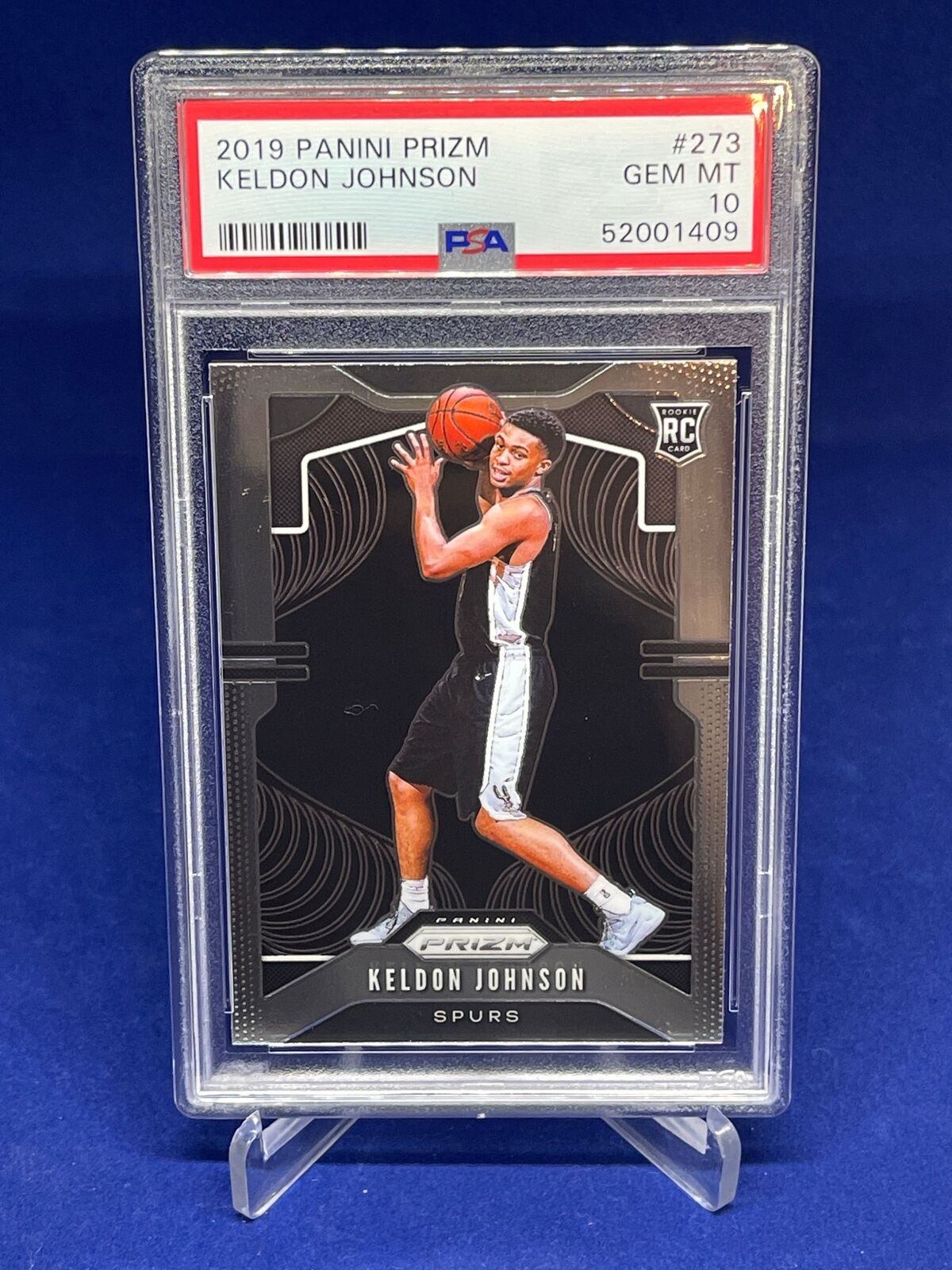 KELDON JOHNSON 2019-20 PANINI PRIZM ROOKIE RC #273 PSA 10 GEM MINT