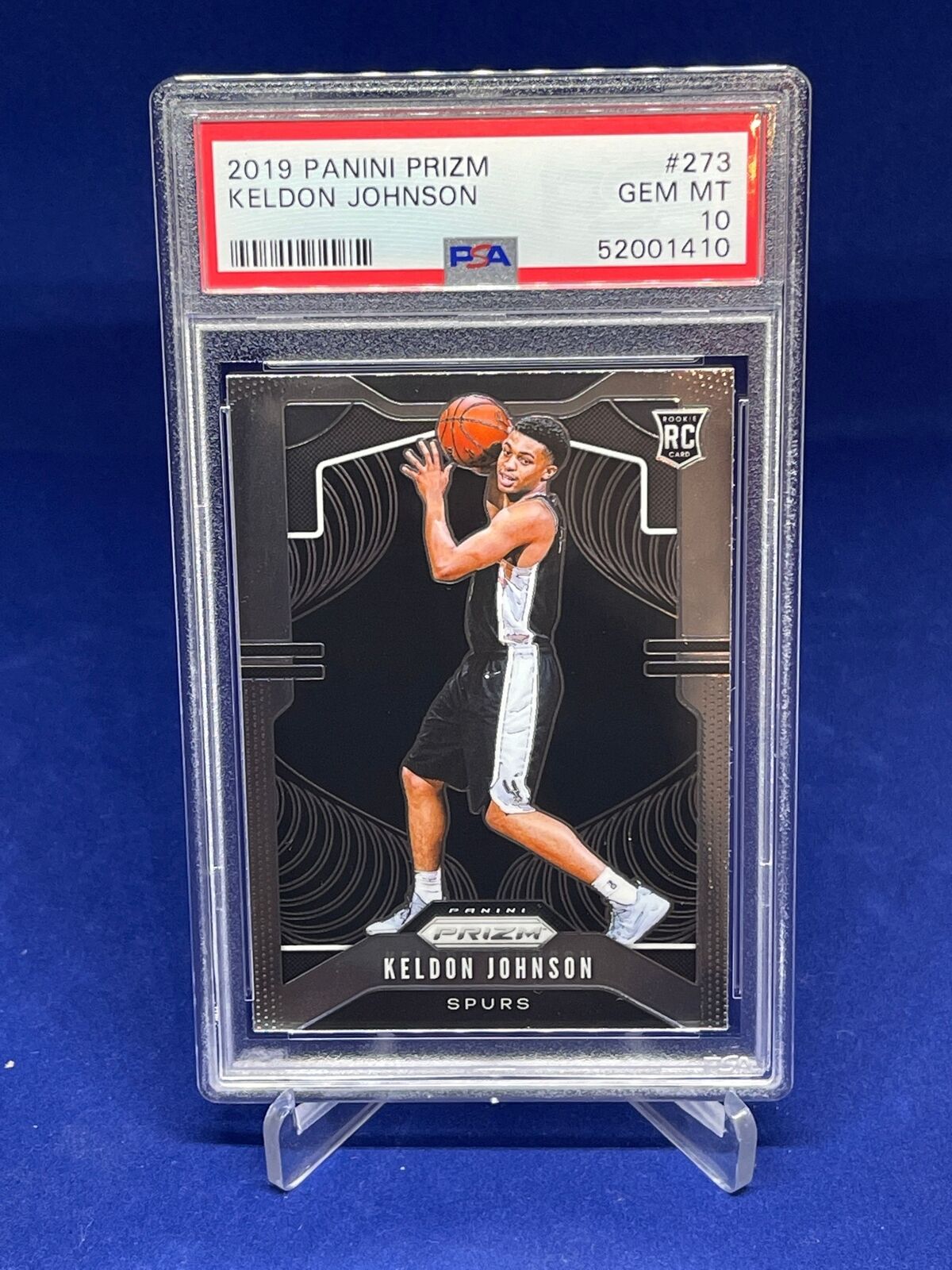 KELDON JOHNSON 2019-20 PANINI PRIZM ROOKIE RC #273 PSA 10 GEM MINT