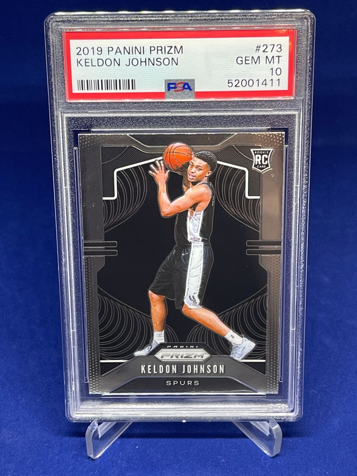 KELDON JOHNSON 2019-20 PANINI PRIZM ROOKIE RC #273 PSA 10 GEM MINT