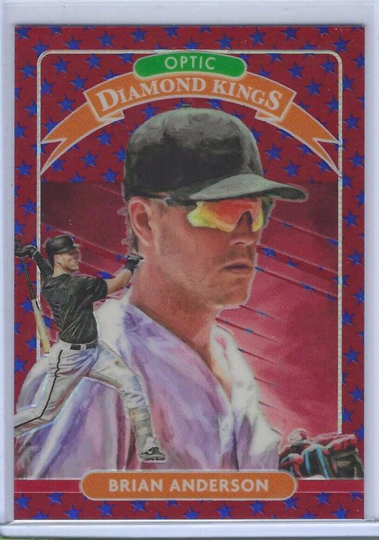 BRIAN ANDERSON 2020 DONRUSS OPTIC DIAMOND KINGS RED BLUE STARS #d /45