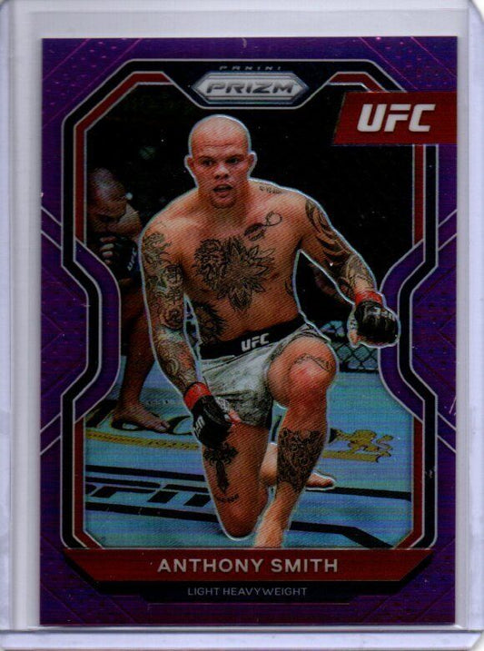 ANTHONY SMITH 2021 PANINI PRIZM UFC PUPLE PRIZM #D 53/149