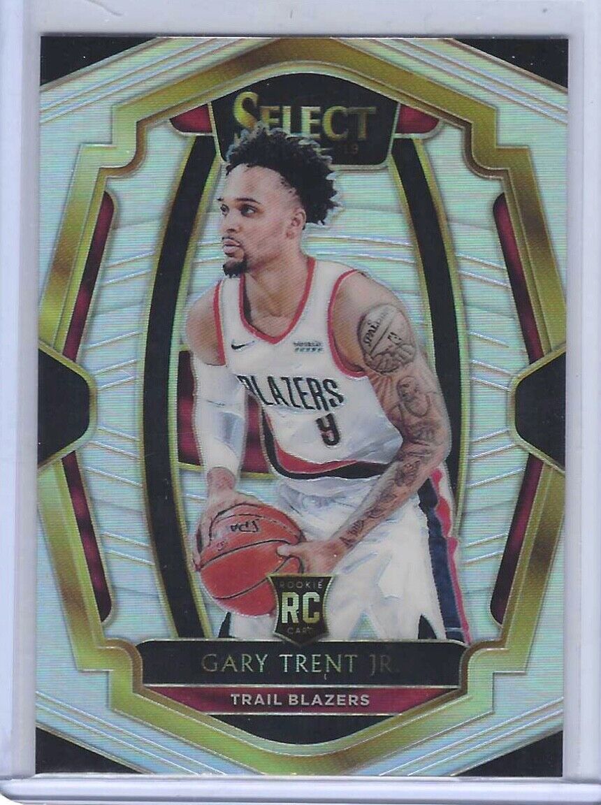 GARY TRENT JR 2018-19 PANINI SELECT SILVER PRIZM ROOKIE PREMIER LEVEL RC #163