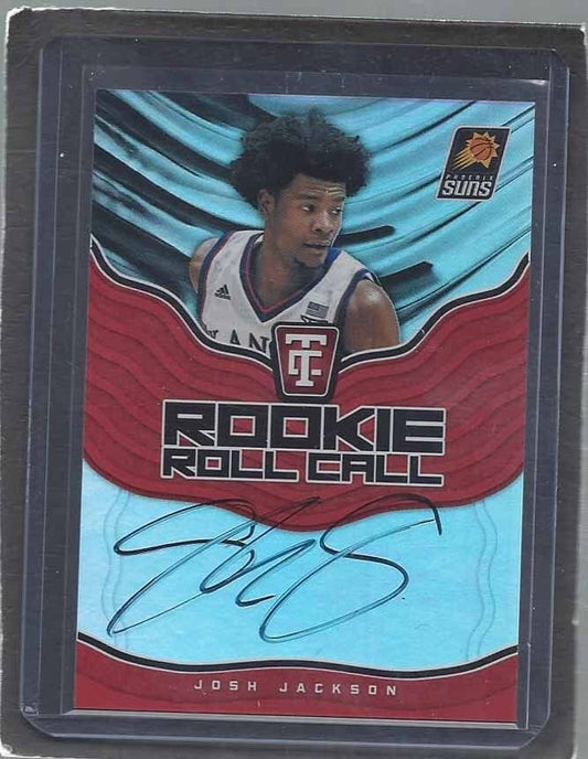 JOSH JACKSON 2017-18 TOTALLY CERTIFIED ROOKIE ROLL CALL ON CARD AUTO RC
