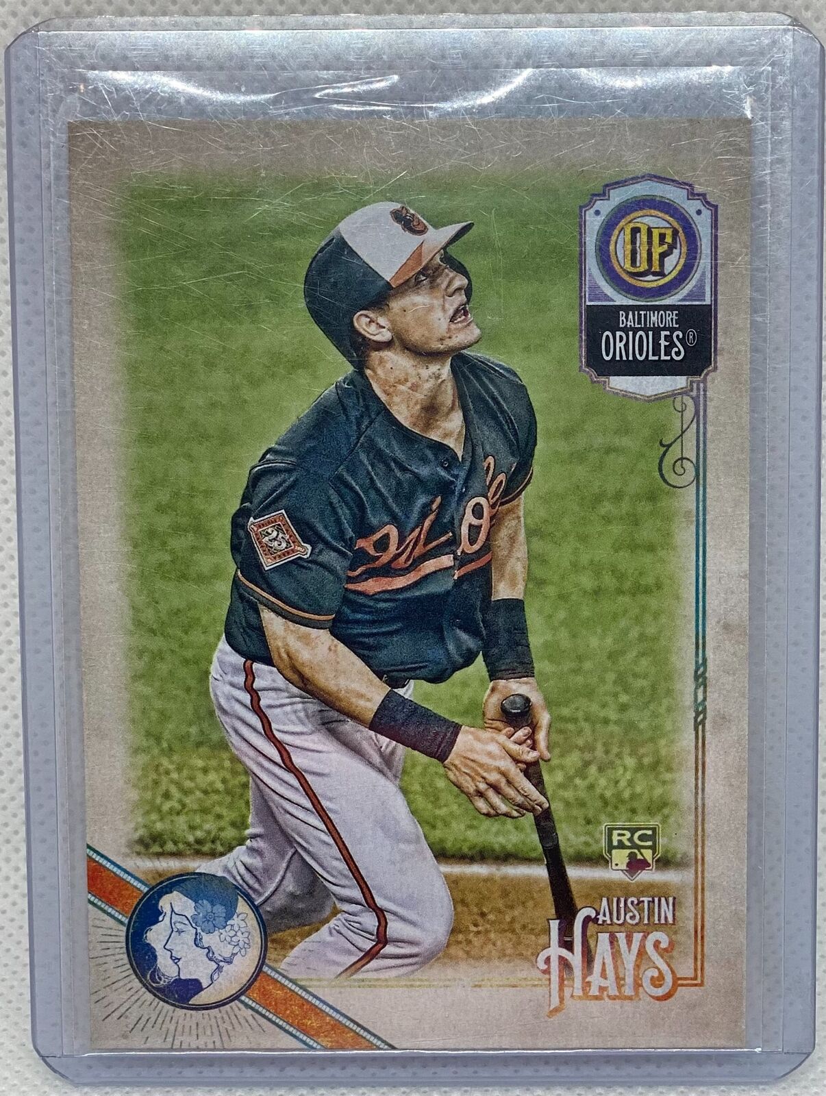AUSTIN HAYS 2018 TOPPS GYPSY QUEEN LOGO SWAP RC #121