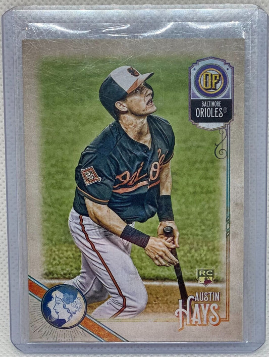 AUSTIN HAYS 2018 TOPPS GYPSY QUEEN LOGO SWAP RC #121