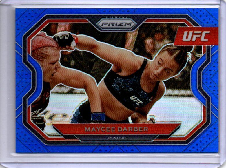 MAYCEE BARBER 2021 PANINI PRIZM UFC BLUE PRIZM #D 146/199