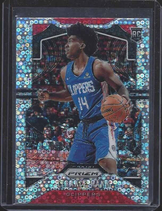 TERANCE MANN 2019-20 PANINI PRIZM SILVER FAST BREAK ROOKIE PRIZMS RC #296