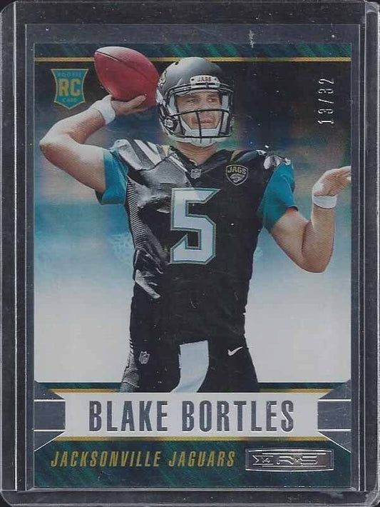 BLAKE BORTLES 2014 ROOKIES & STARS HOLOFOIL ROOKIE RC #D 13/32