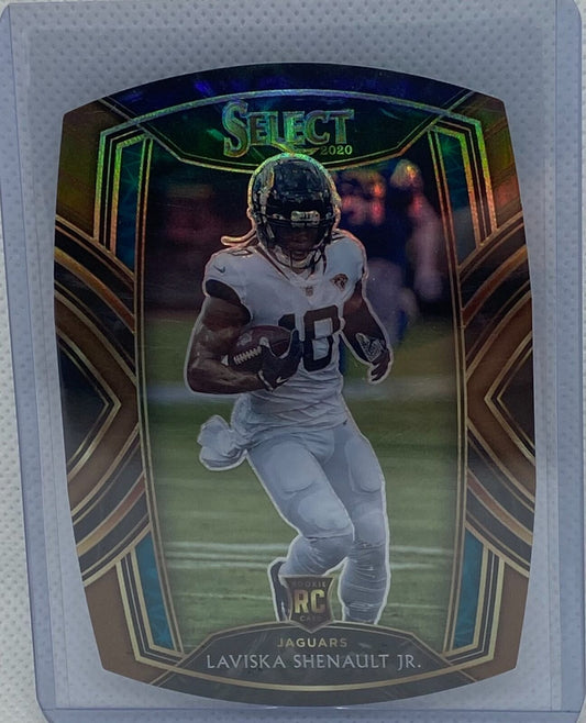 LAVISKA SHENAULT JR. 2020 PANINI SELECT CLUB LEVEL DIE CUT BRONZE PRIZM RC /355