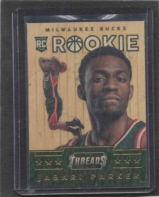 JABARI PARKER 2014-15 THREADS WOOD TRUE ROOKIE RC #338