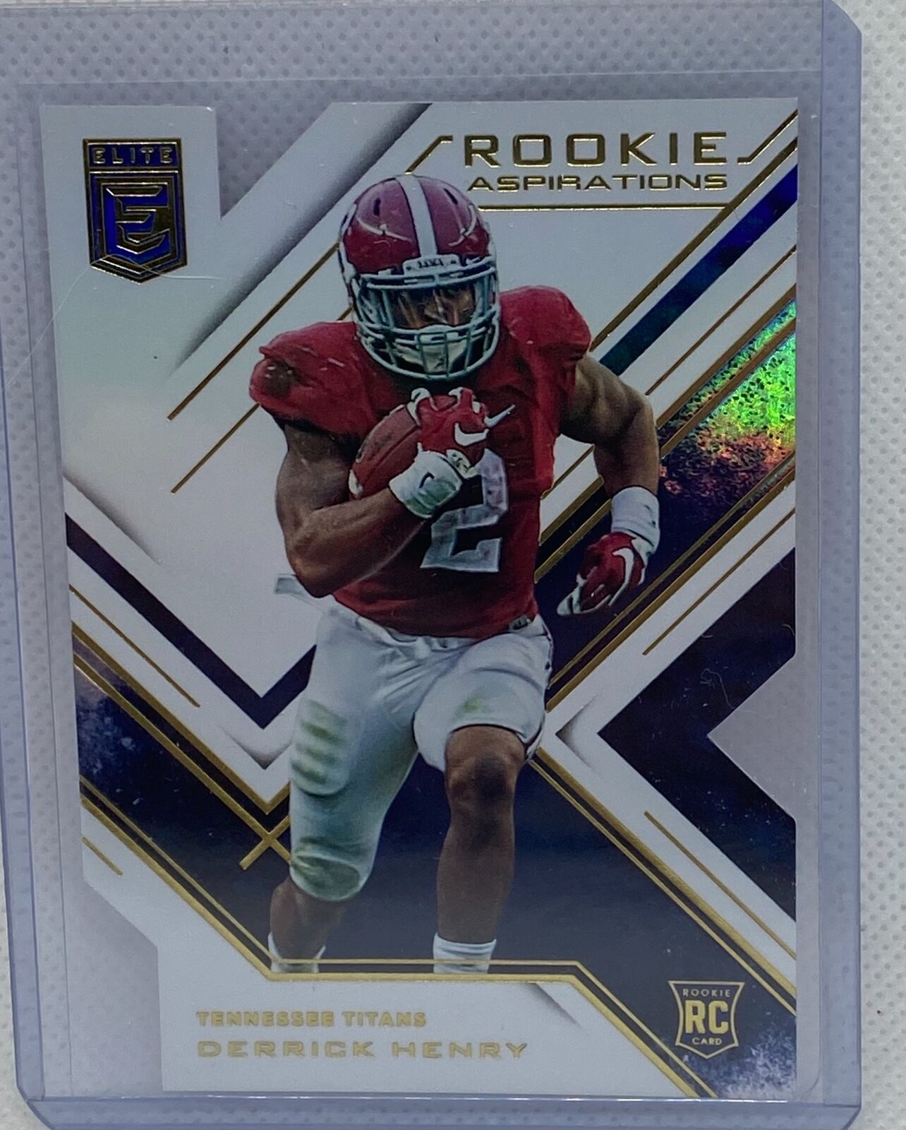 DERRICK HENRY 2016 PANINI DONRUSS ELITE ROOKIE ASPIRATIONS DIE CUT RC #RA-DH