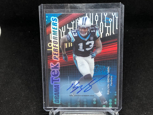 KELVIN BENJAMIN 2015 TOPPS TEK DRAMA PERFORMERS ON CARD AUTO