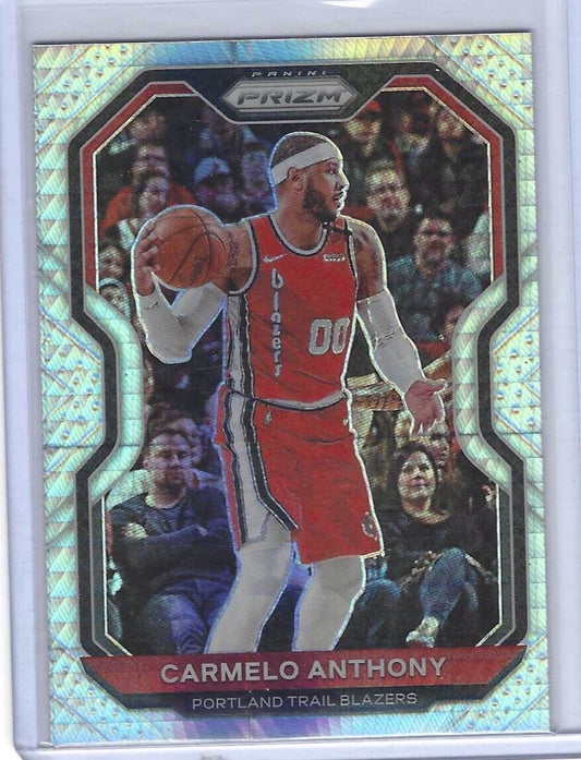 CARMELO ANTHONY 2020-21 PANINI PRIZM HYPER PRIZM #154
