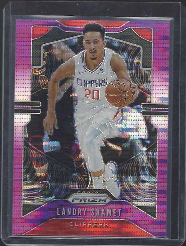 LANDRY SHAMET 2019-20 PANINI PRIZM PURPLE PULSAR PRIZMS #D 4/35