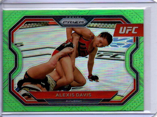 ALEXIS DAVIS 2021 PANINI PRIZM UFC NEON GREEN PRIZM #D 55/75